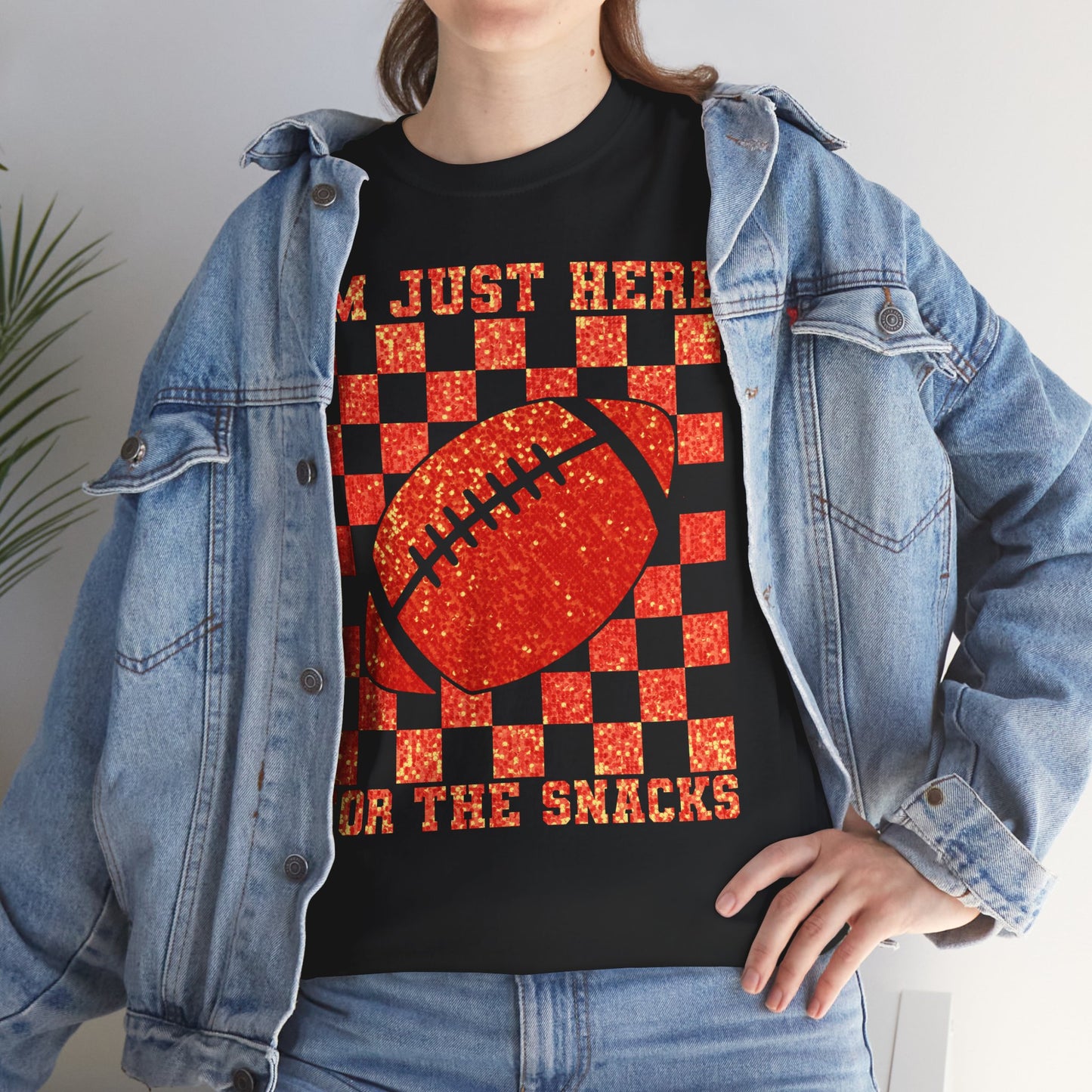 I'm Just Here For The Snacks Chiefs Super Bowl LIX Tee