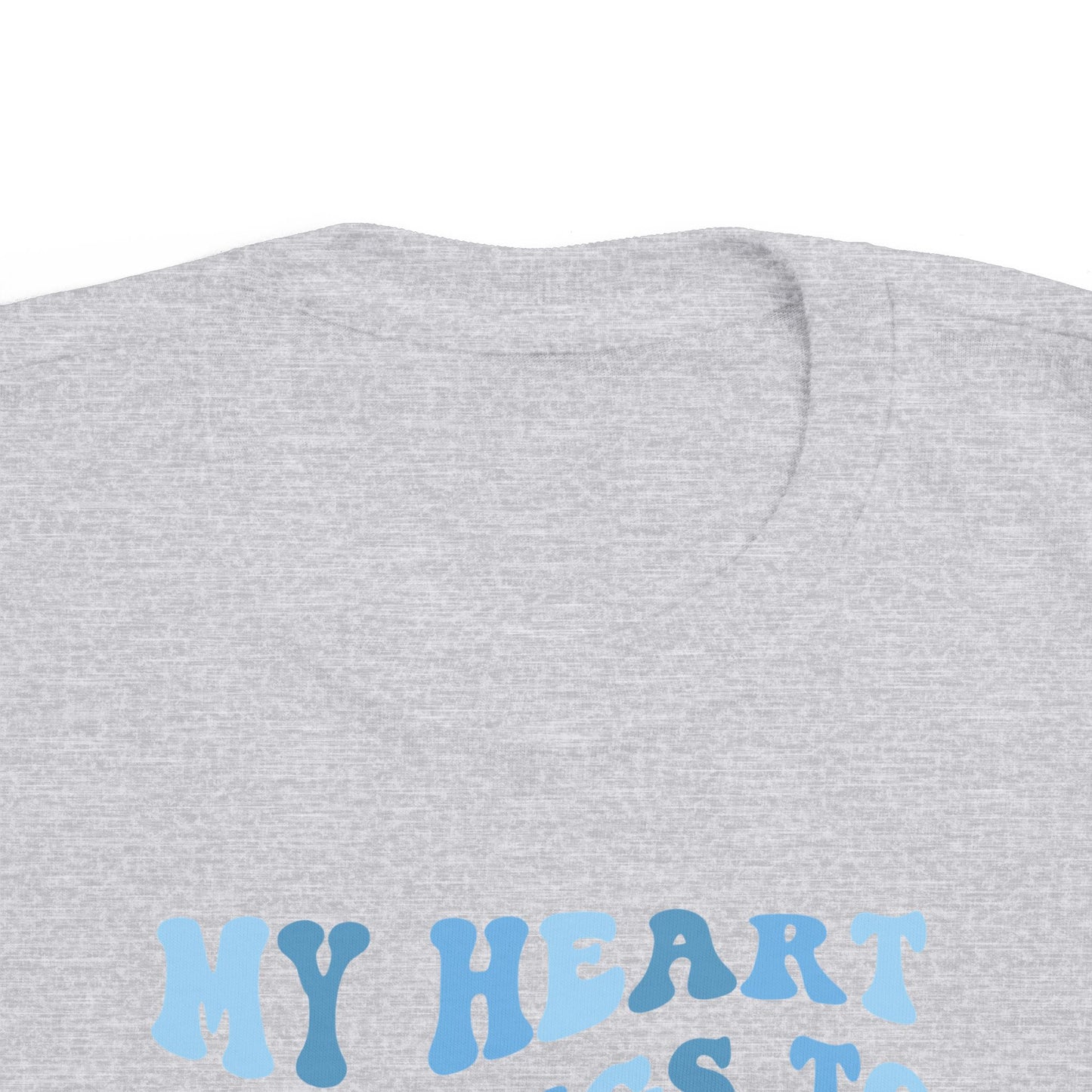 My Heart Belongs To Daddy Valentine's Day Toddler Tee | MORE COLORS