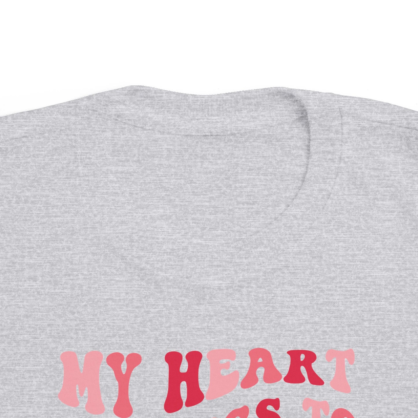 My Heart Belongs To Mommy Valentine's Day Toddler Tee | MORE COLORS