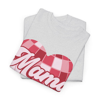 Mama Disco Heart Valentine's Day Tee | MORE COLORS