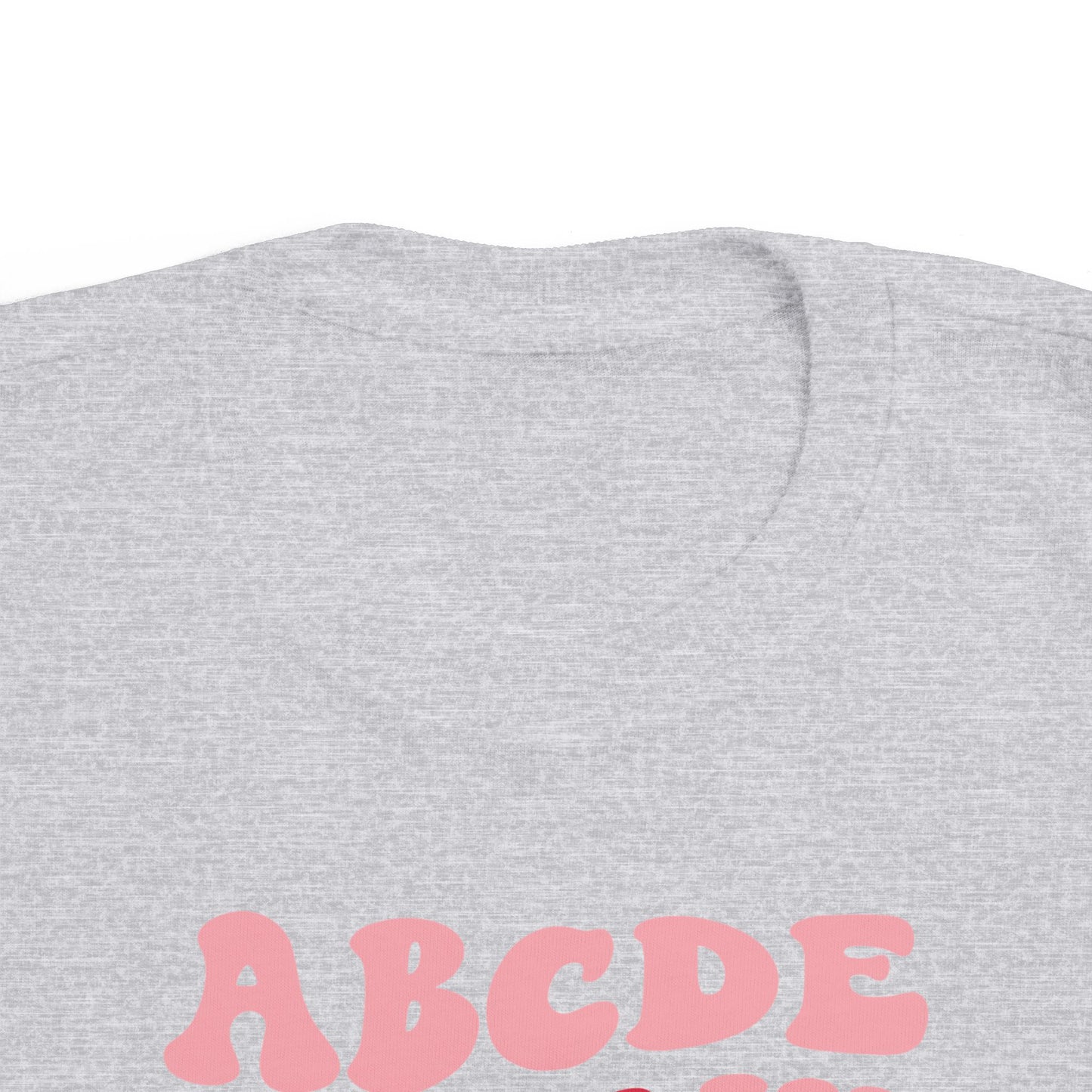 I Heart You Alphabet Valentine's Day Toddler Tee | MORE COLORS