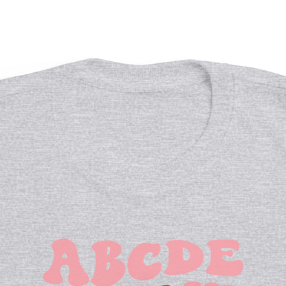I Heart You Alphabet Valentine's Day Toddler Tee | MORE COLORS