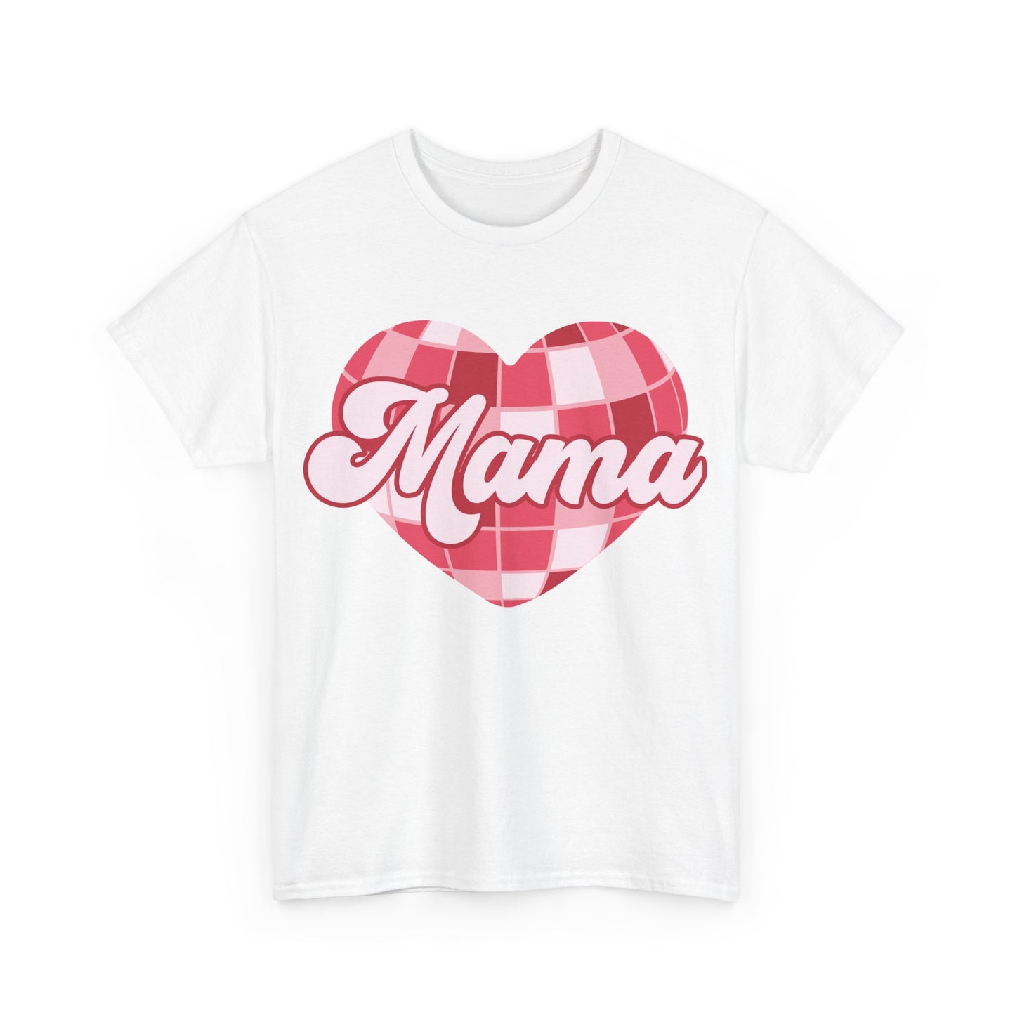 Mama Disco Heart Valentine's Day Tee | MORE COLORS