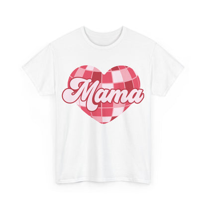 Mama Disco Heart Valentine's Day Tee | MORE COLORS