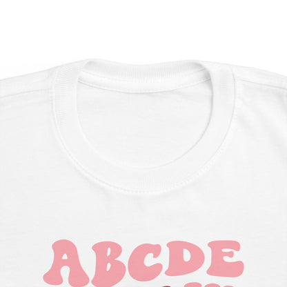 I Heart You Alphabet Valentine's Day Toddler Tee | MORE COLORS