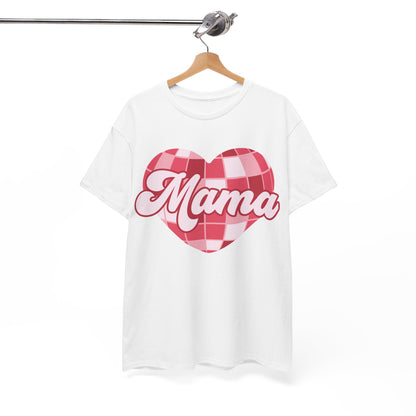 Mama Disco Heart Valentine's Day Tee | MORE COLORS