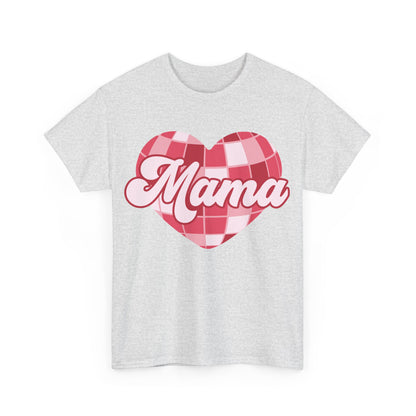 Mama Disco Heart Valentine's Day Tee | MORE COLORS