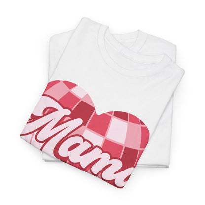 Mama Disco Heart Valentine's Day Tee | MORE COLORS
