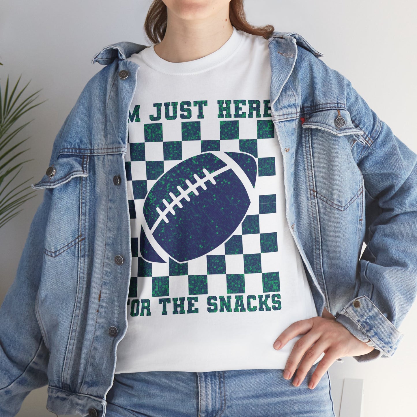 I'm Just Here For The Snacks Eagles Super Bowl LIX Tee