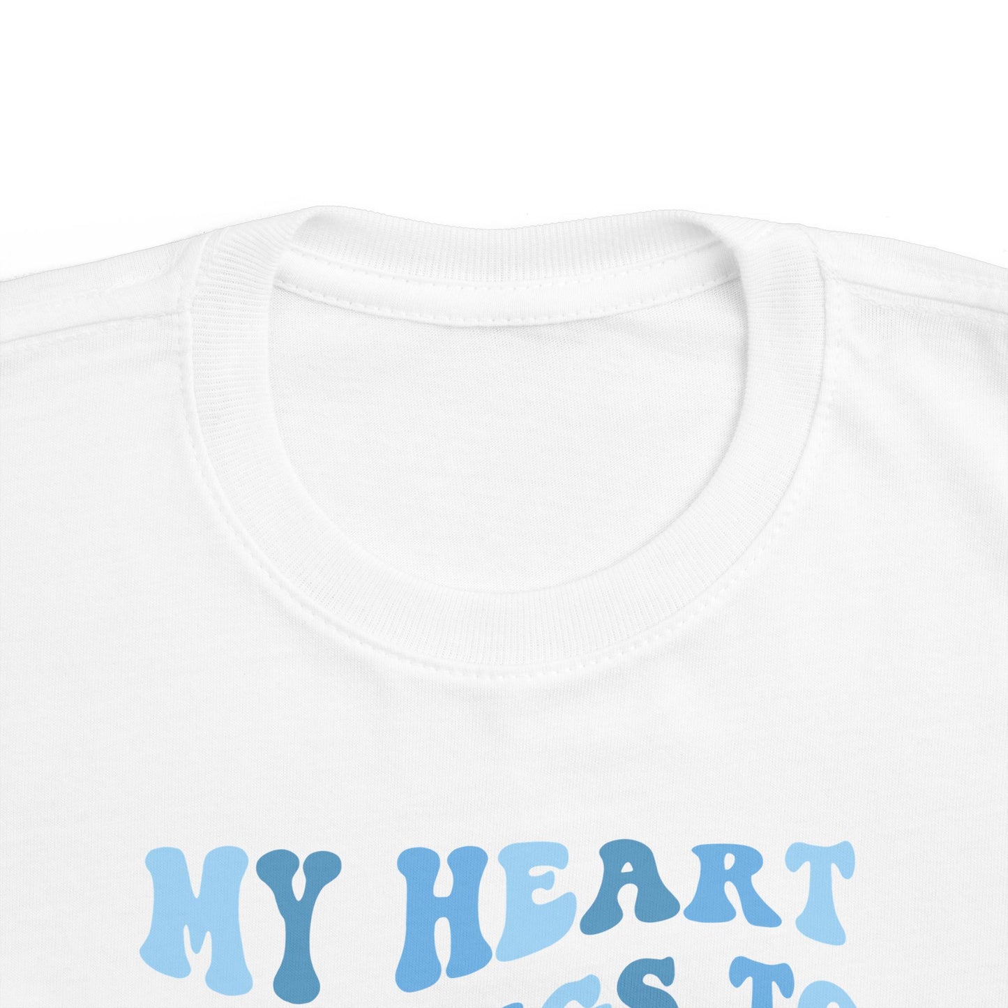 My Heart Belongs To Daddy Valentine's Day Toddler Tee | MORE COLORS