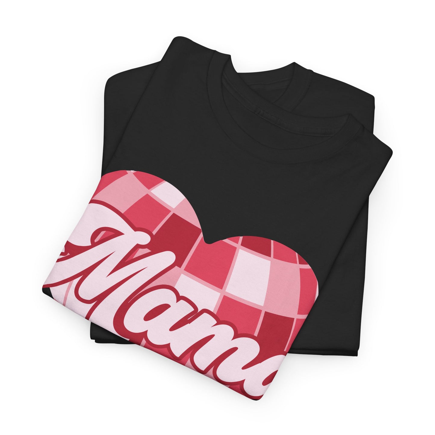 Mama Disco Heart Valentine's Day Tee | MORE COLORS