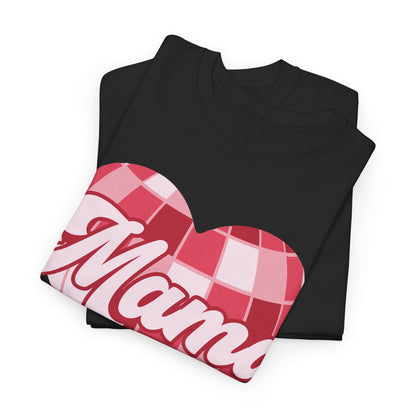 Mama Disco Heart Valentine's Day Tee | MORE COLORS