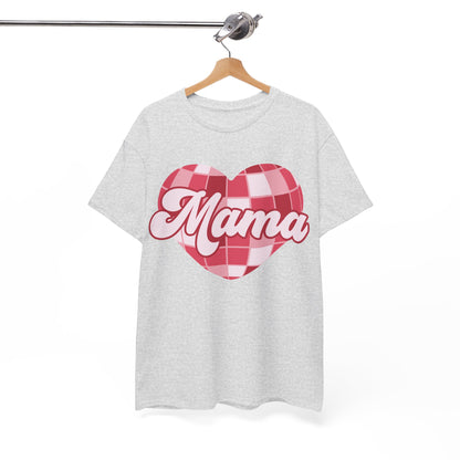 Mama Disco Heart Valentine's Day Tee | MORE COLORS